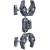 SmallRig 4103B - Magic Arm z głowicami i zaciskami w kształcie kraba